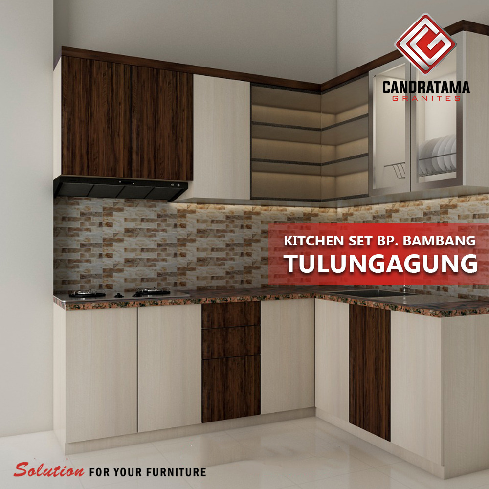 KITCHEN SET KOTA SORONG NUANSA PUTIH MINIMALIS Interior Nganjuk Keren Modern Terbaru Klasik Minimalis Mewah 1