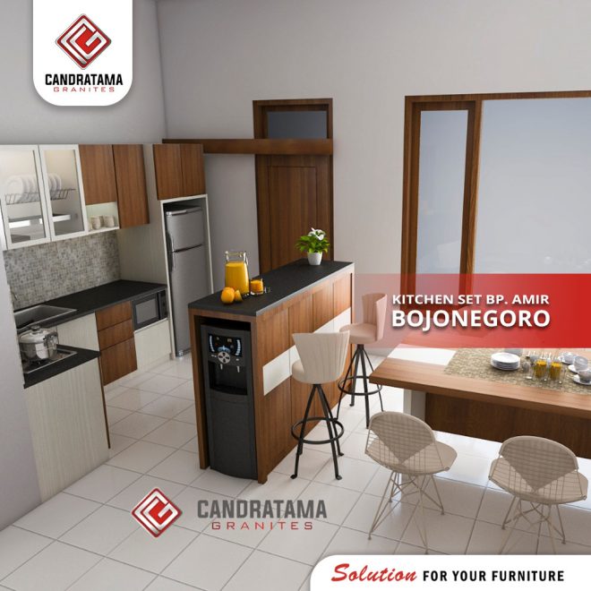 Interior Kitchen Set Bapak Amir Bojonegoro